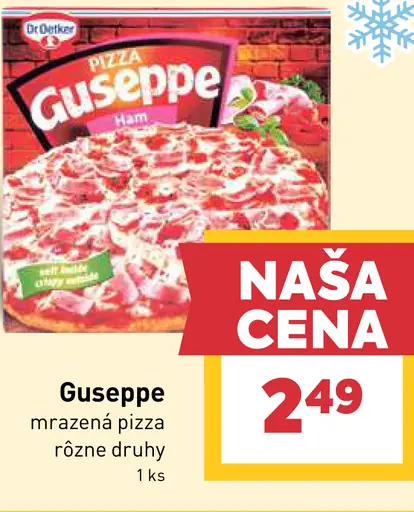 Guseppe mrazená pizza