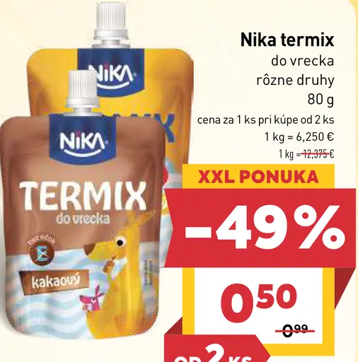 Nika termix do vrecka