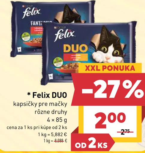 Felix kapsičky pre mačky