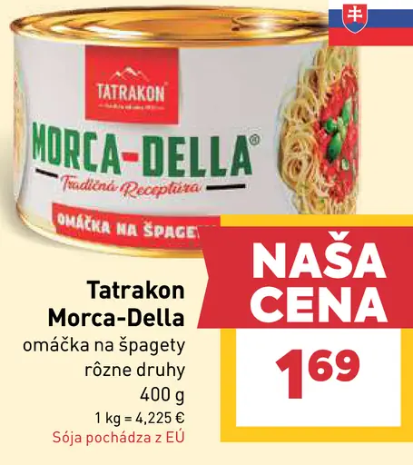 Tatrakon Morca-Della Omáčka na špagety