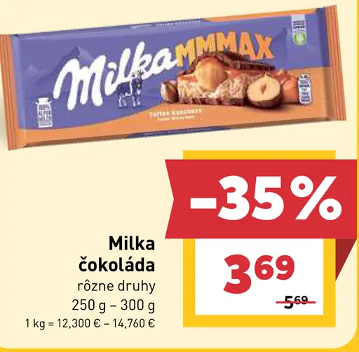 Milka Mliečna čokoláda