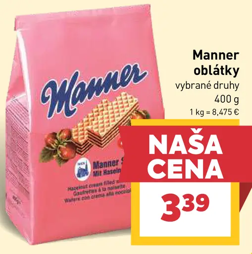 Manner oblátky