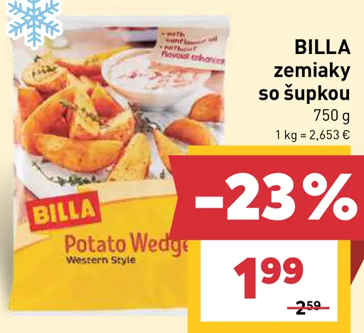 BILLA zemiaky so šupkou