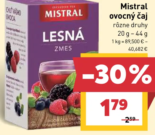 Mistral Lesná zmes ovocný čaj