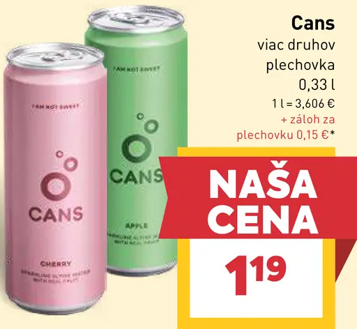Cans energetický nápoj plechovka