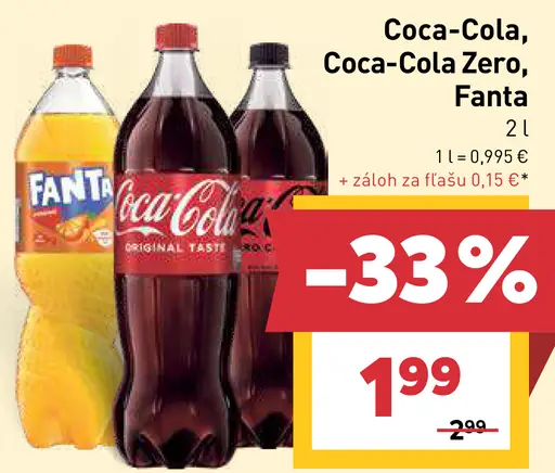 Coca Cola/Coca Cola Zero sýtený nealkoholický nápoj
