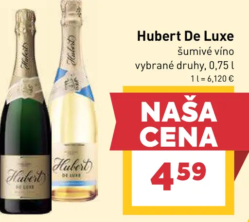 Hubert De Luxe šumivé víno