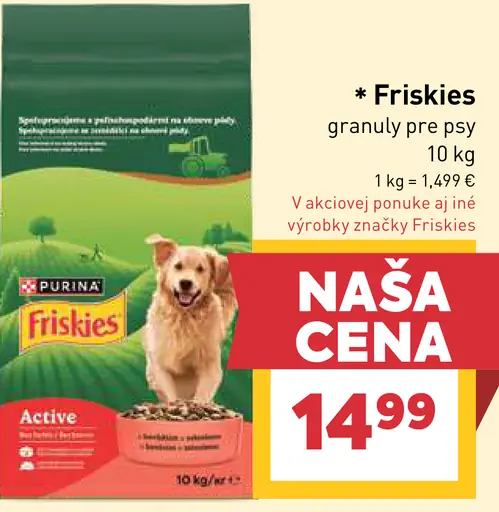 Friskies granuly pre psy