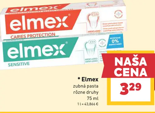 Elmex zubná pasta