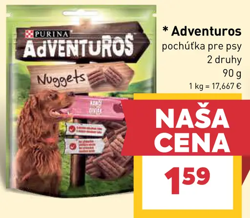 Purina Adventuros pochúťka pre psa