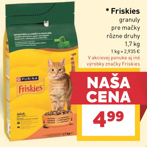 Friskies granuly pre mačky
