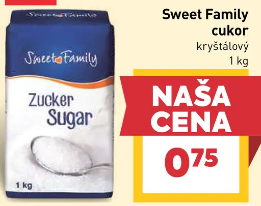 Sweet Family Kryštálový cukor