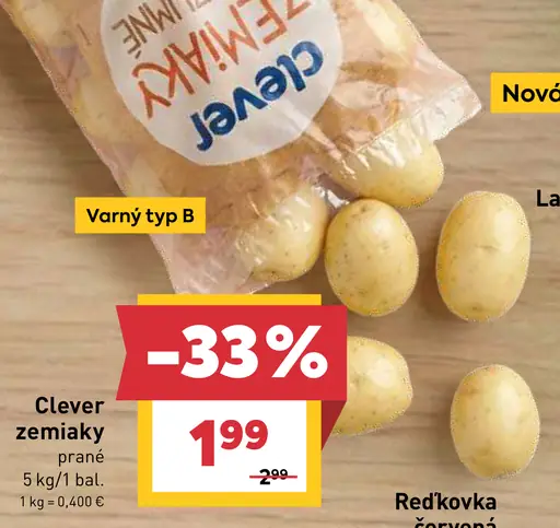 Clever zemiaky varný typ B prané