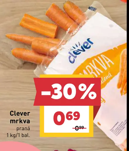 Clever mrkva praná