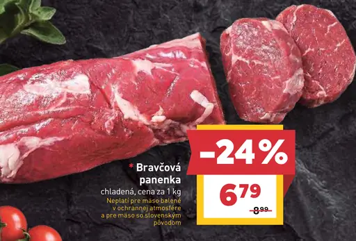 Bravčová panenka chladená