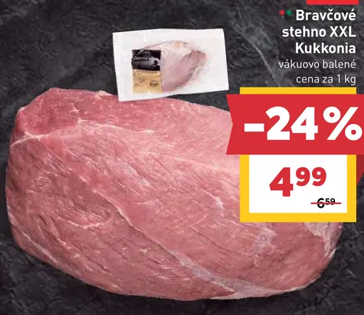 Bravčové stehno XXL Kukkonia vákuovo balené