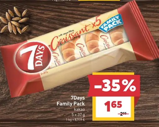 7Days Family Pack croissant Kakao