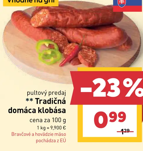 Tradičná domáca klobása