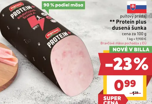 Proteín Plus dusená šunka