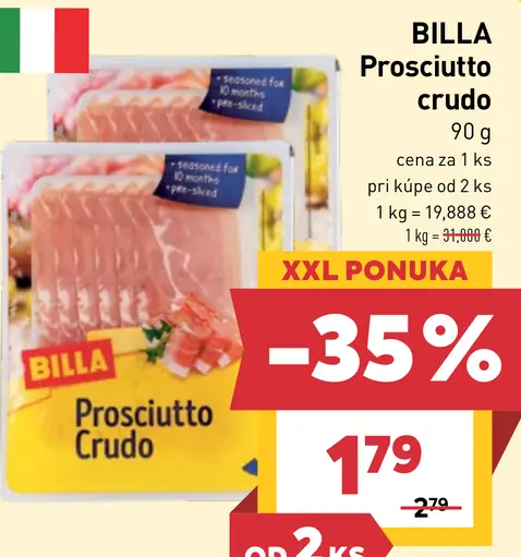 BILLA Prosciutto crudo
