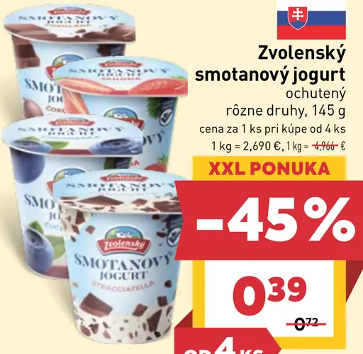 Zvolenský smotanový jogurt