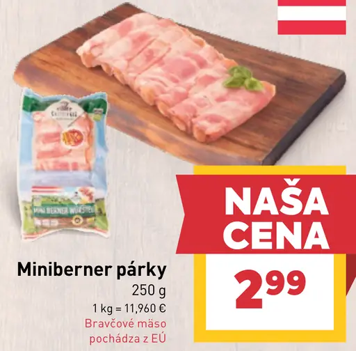 Miniberner párky bravčové