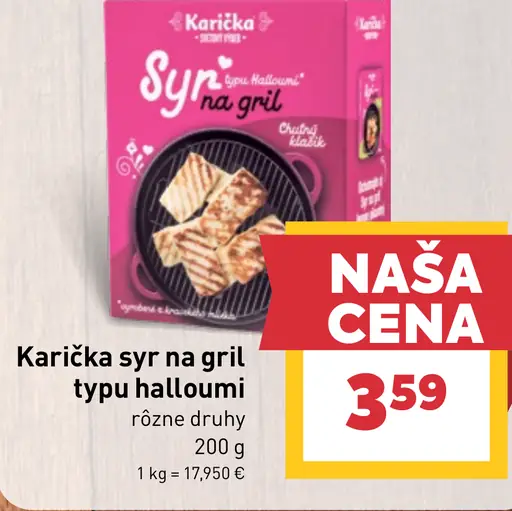 Karička syr na gril typ Halloumi