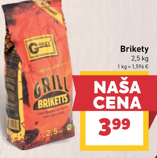 Grill brikety