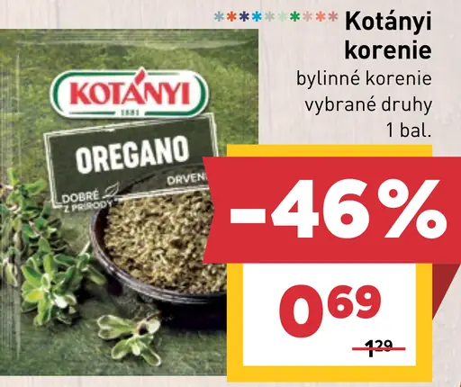 Kotányi bylinkové korenie