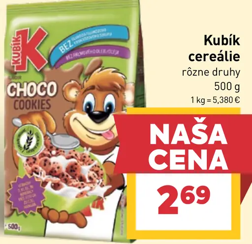 Kubík cereálie