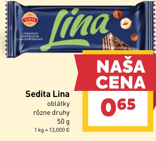 Sedita Lina oblátky