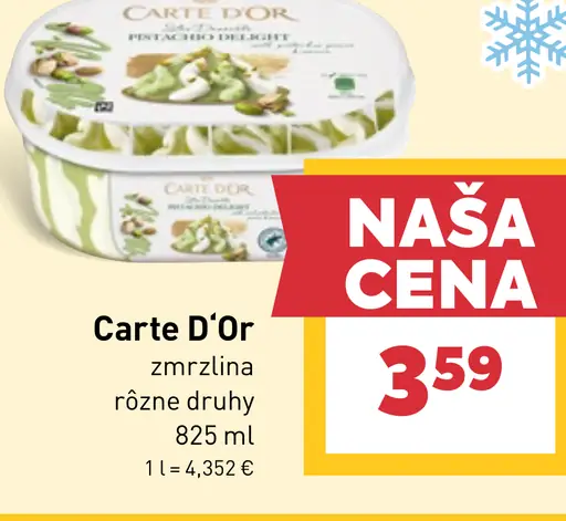 Carte D'Or zmrzlina