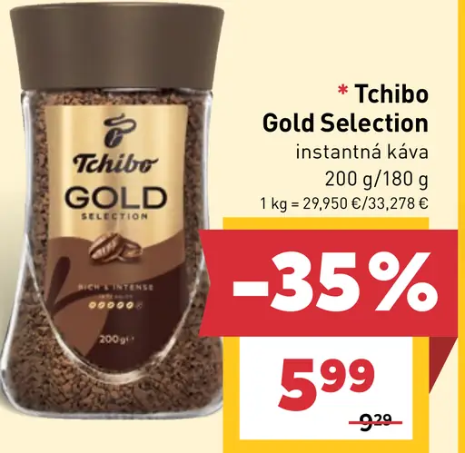Tchibo Gold Selection instantná káva