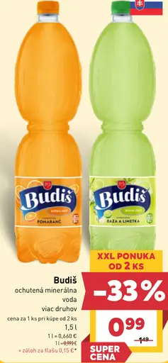 Budiš minerálna voda