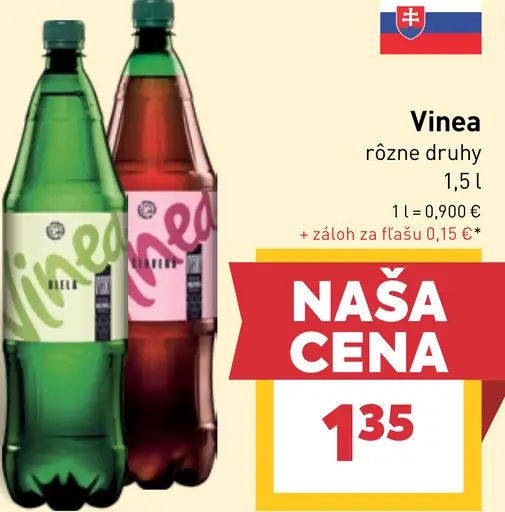 Vinea hroznový nápoj