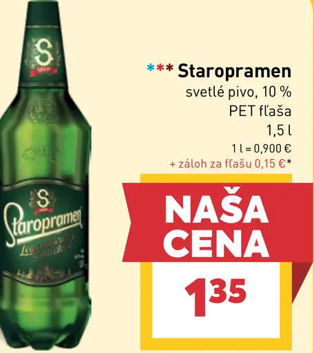Staropramen Svetlé Pivo