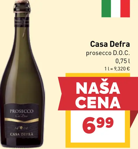 Casa Defra prosecco D.O.C.