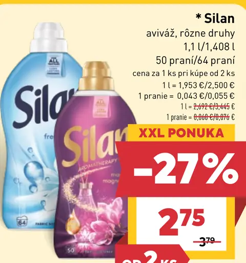 Silan aviváž rôzne druhy