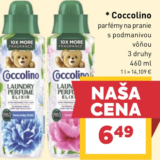 Coccolino parfémy na pranie so podmanivou vôňou, 3 druhy