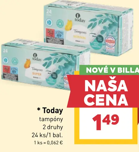 Today tampóny