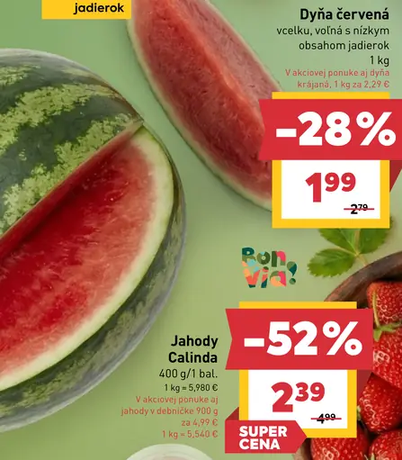 Dyňa červená bez semienok