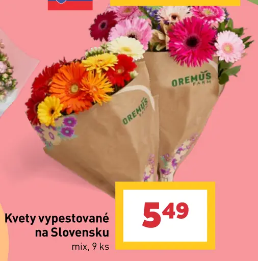 Kvety vypestované na Slovensku