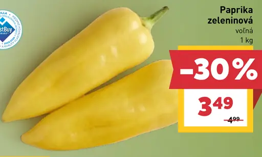 Paprika zeleninová