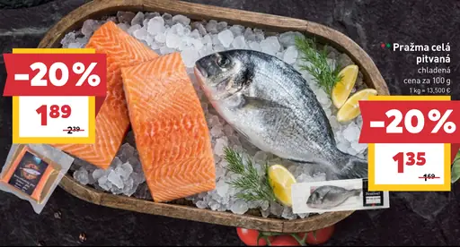 Pražma celá pitvaná chladená