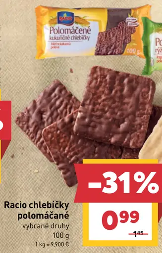 Racio chlebíčky polomáčané