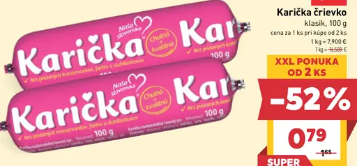 Karická črievko klasik