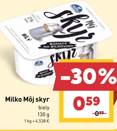 Milko Môj skyr biely