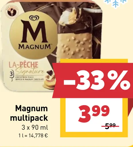 Magnum multipack zmrzlina La Peche