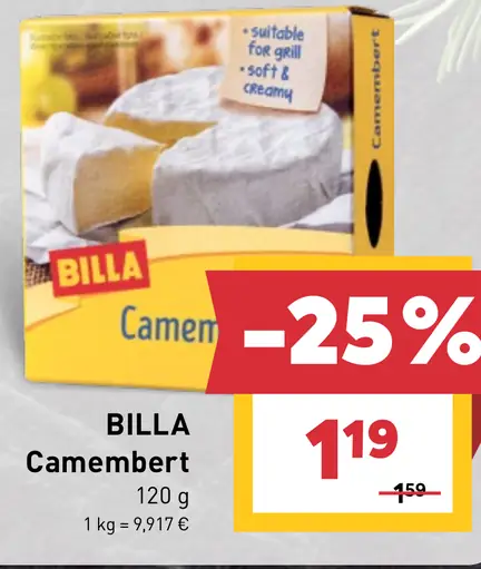 Billa Camembert syr
