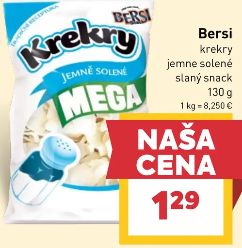 Bersi Krekry jemne solené